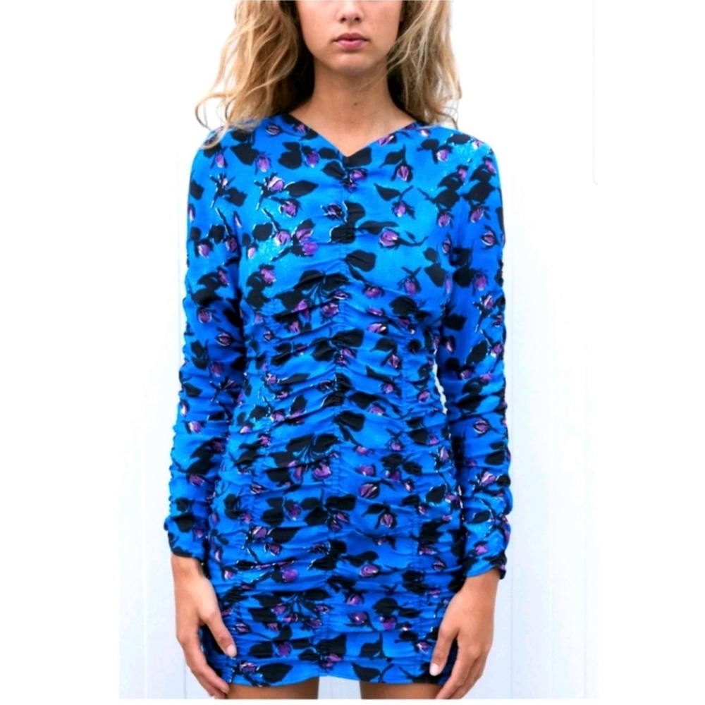 NWOT Zara Midnight Floral Dress
